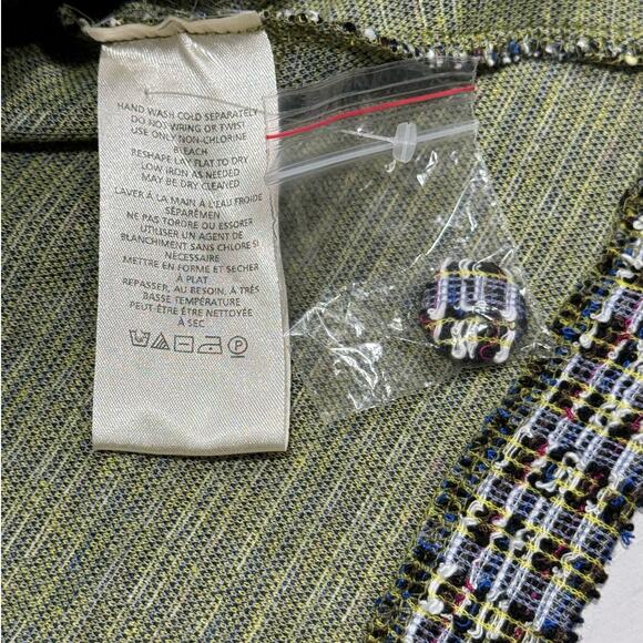 Free People Maxx Tweed Mini Shift Academia Dress - Size Small - Picture 13 of 14